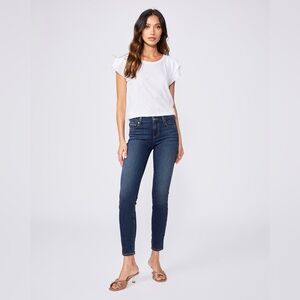 Paige Verdugo Mid-Rise Skinny Ankle Jeans, Size 27